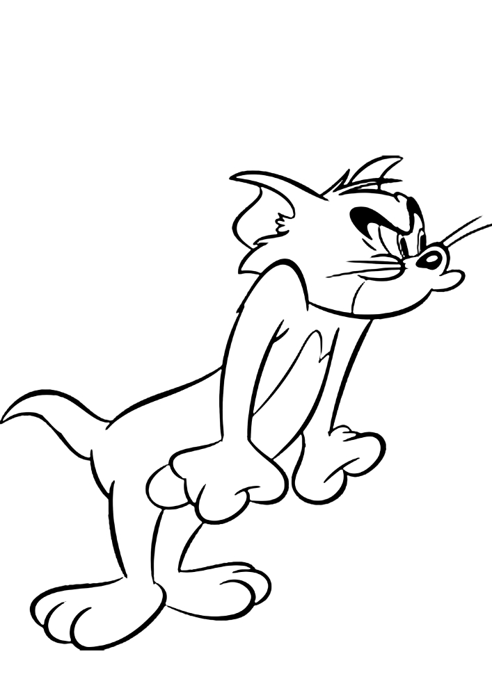 Logo of the animated series Tom and Jerry coloring book